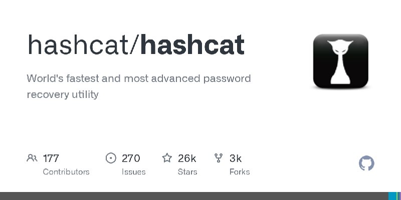 GitHub - hashcat/hashcat: World's fastest and most advanced password recovery utility